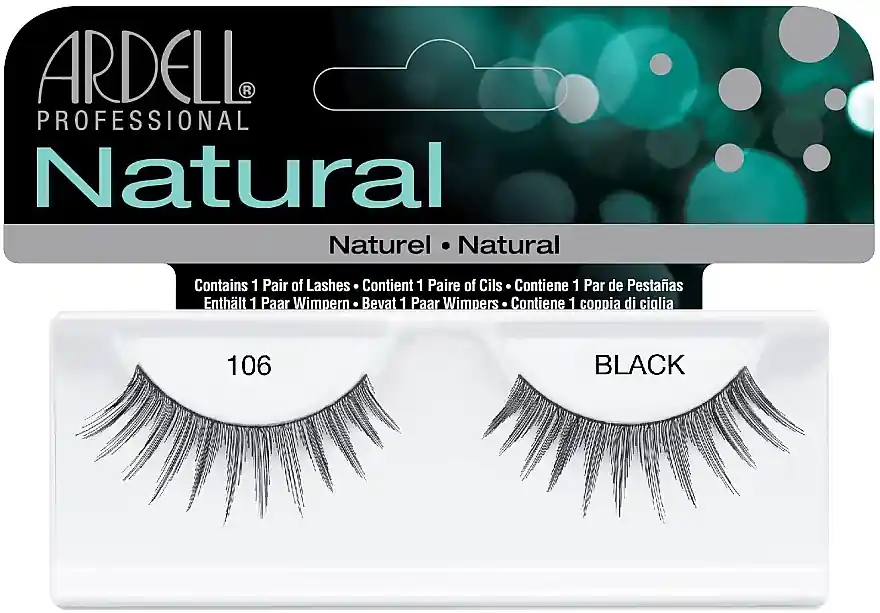 Ardell Natural Lashes Black 106 - Makeup
