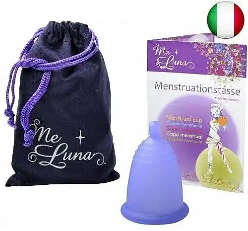 Menstrual Cup with Ball, size L, dark purple - Accessories