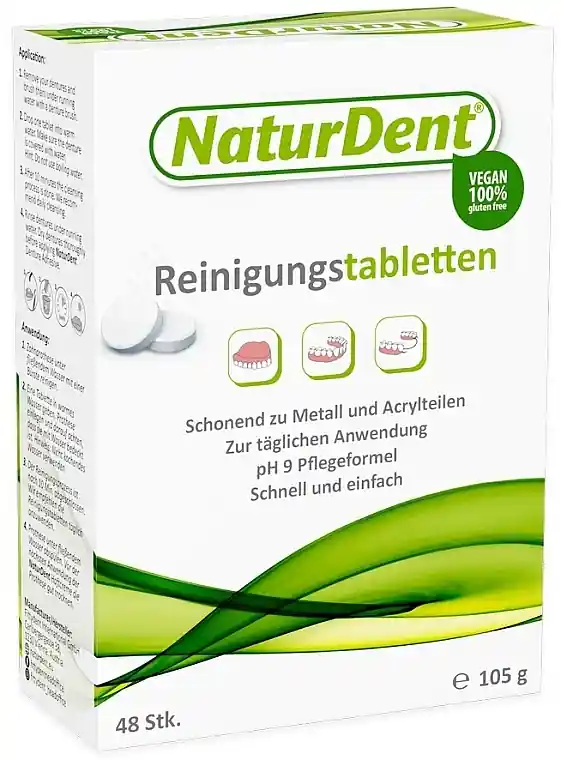 Dentures Whitening Tabs, 48 pcs - Bath and Body