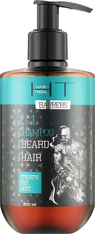 2in1 Men Beard & Hair Shampoo