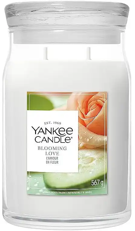 Blooming Love Scented Candle in Jar - Bath and Body