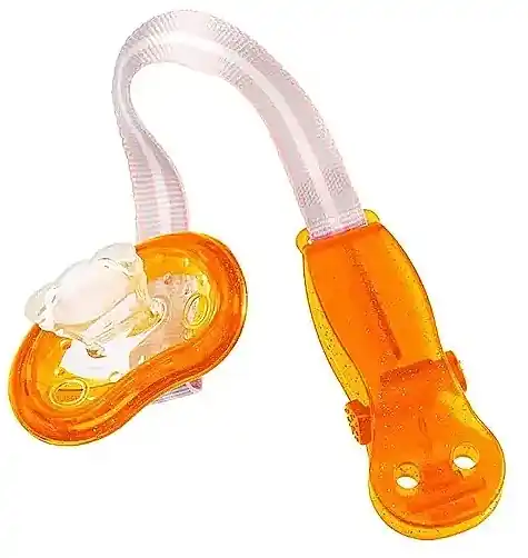 Pacifier Holder, orange - Accessories