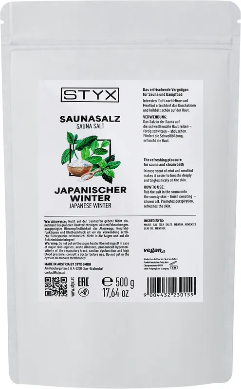 Japanese Winter Sauna Salt - Bath and Body
