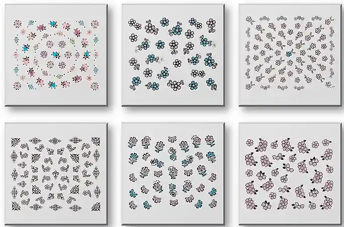 Nail Decoration Stickers Set 42942 - Nails