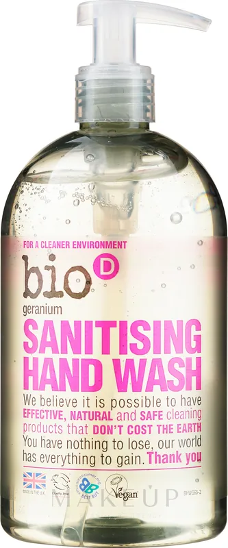 Geranium Sanitising Hand Wash - Bath and Body