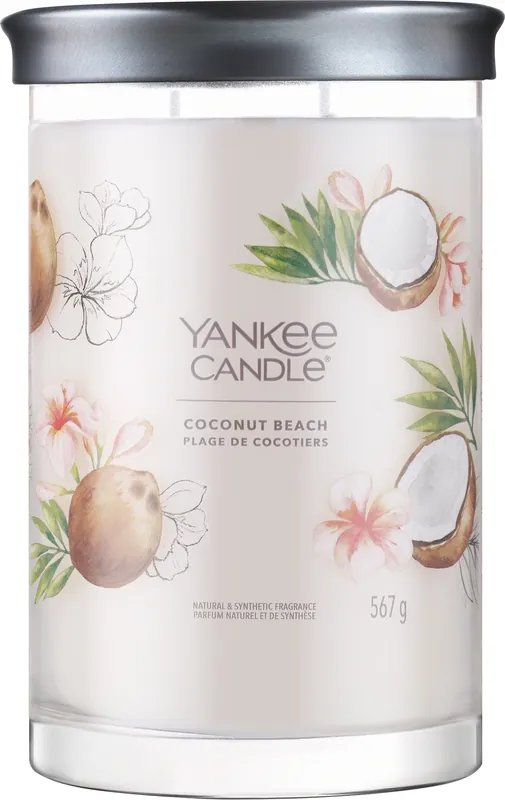 Scented Candle in Glass 'Coconut Beach', 2 wicks - Bath and Body