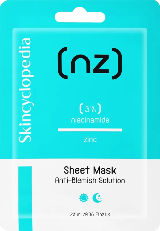 Anti-Acne Cleansing Sheet Mask with Niacinamide