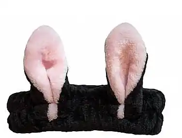 Cosmetic Hairband, black with pink - Accessories