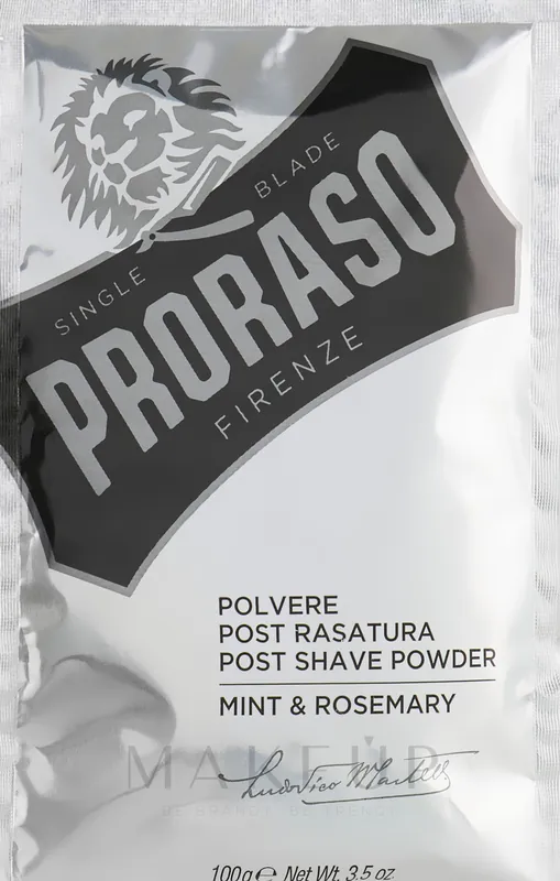 After Shave Powder with Mint and Rosemary - Skin Care Products