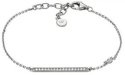 Silver Bracelet with Zircons - Costume jewelry
