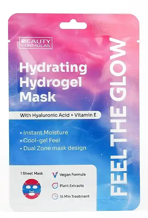 Hydrogel Moisturizing Mask with Hyaluronic Acid and Vitamin E - Skin Care Products