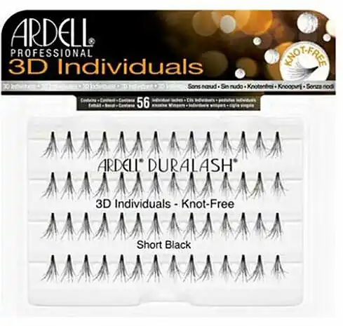 Ardell Duralash 3D Individuals Short Black 75941 - Makeup