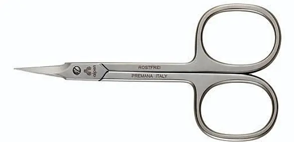 Cuticle Scissors, stainless steel, tapered, 9 cm - Accessories
