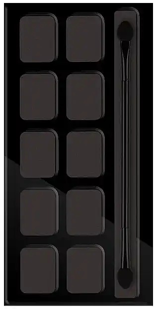 Eyeshadow Case with Applicator, 10 sections - Accessories