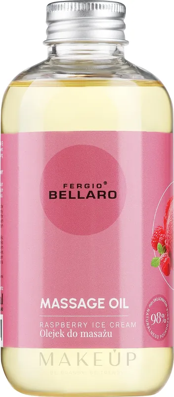 Raspberry Ice Cream Massage Oil - Bath and Body