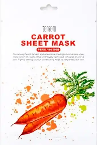 Carrot Sheet Mask - Skin Care Products