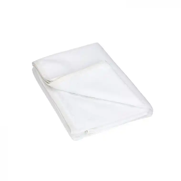 Terry rubberized mattress pad, white, 40x90cm - Bocioland
