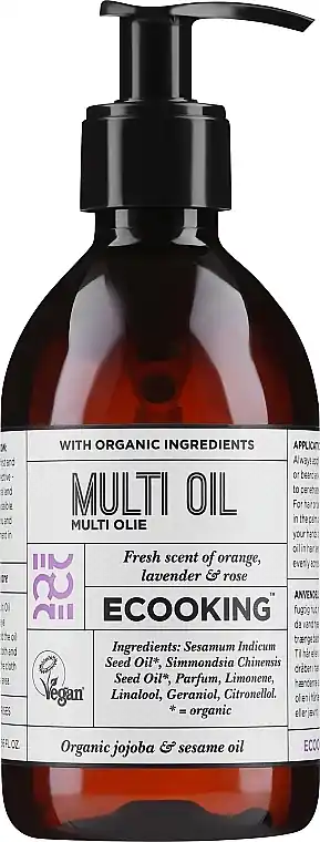 Multifunctional Organic Oil with Lavender & Orange Scent - Hair