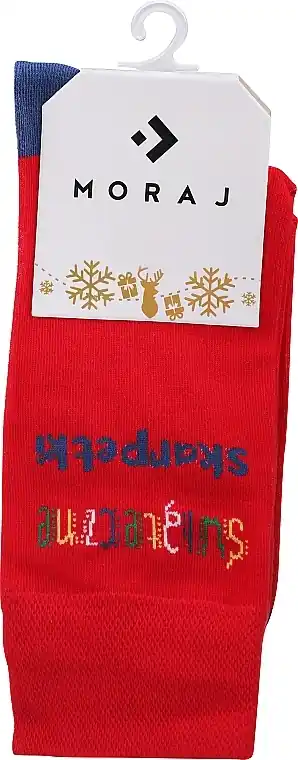 Women's Socks, with lettering, red and blue - Clothes