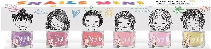 Kids Nail Polish Set 6x7ml - Nails