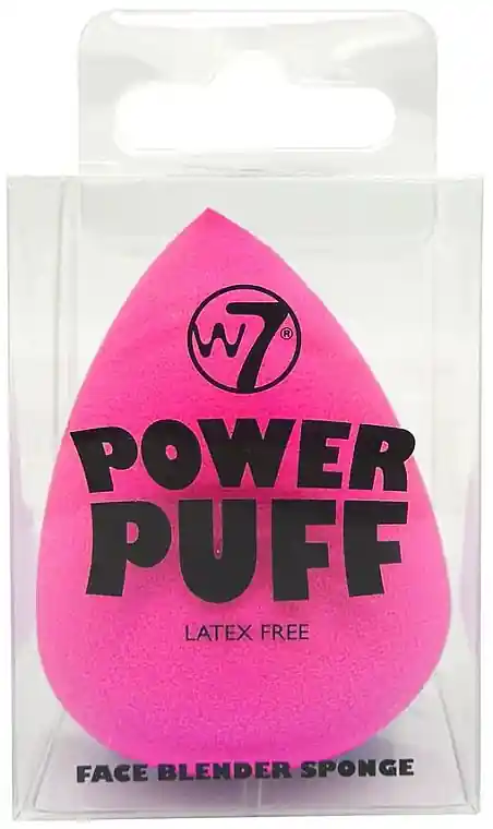 Foundation Sponge, latex-free, bright pink