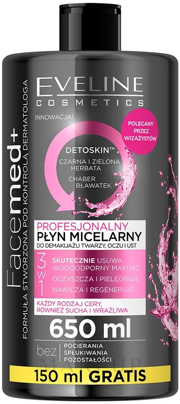 Professional Micellar Water for All Types of Skin 3 in 1 - Skin Care Products