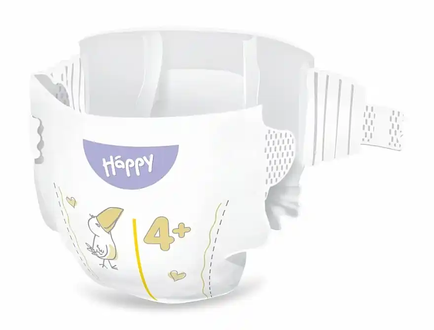 Baby Diapers 9-15 kg, size 4+ Maxi Plus, 112 pcs