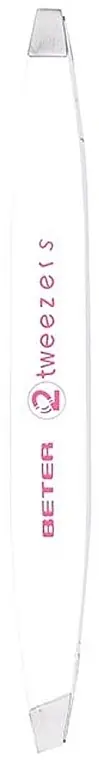 Hair Removal Tweezers, White - Accessories