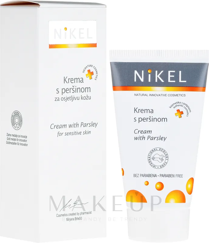 Cream with Parsley - Skin Care Products