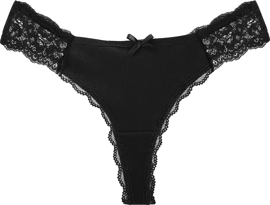 Thongs, black - Clothes