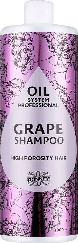 Grape Oil Shampoo for Highly Porous Hair