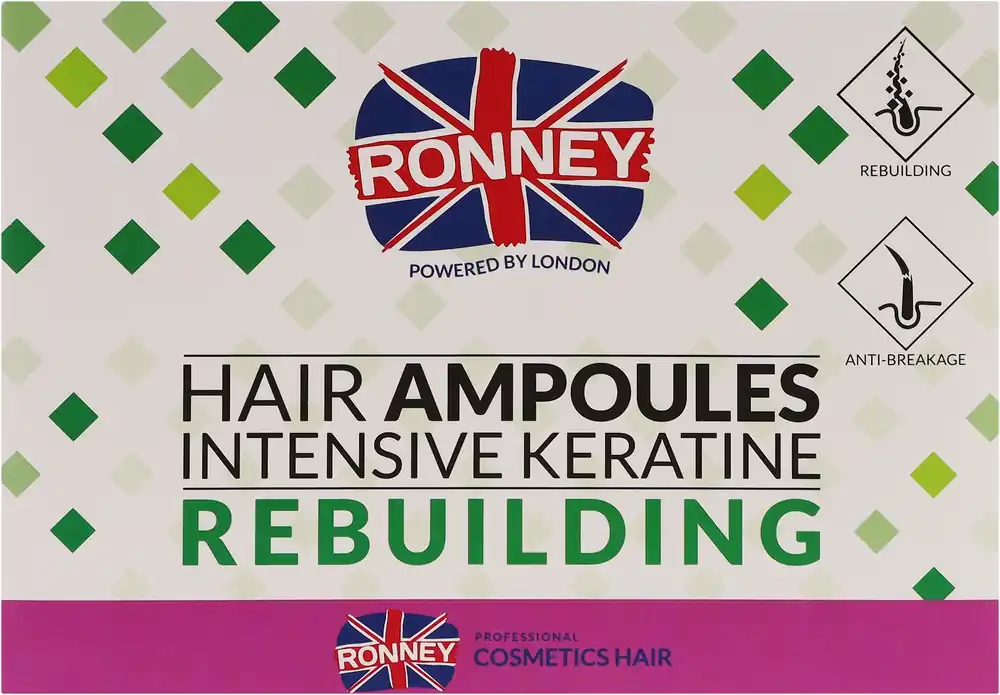 Rebuilding Ampoules for Dry & Damaged Hair
