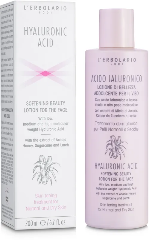 Softening Face Lotion with Hyaluronic Acid for Normal & Dry Skin - Skin Care Products