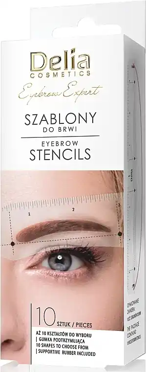 Eyebrow Stencils, 10 pcs. - Accessories