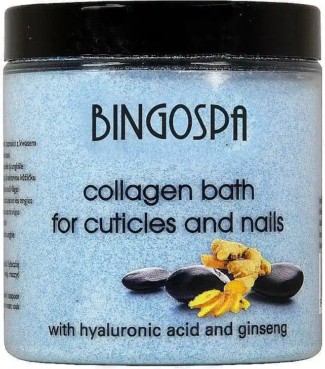 Nail and Cuticle Salt with Collagen and Ginseng - Bath and Body