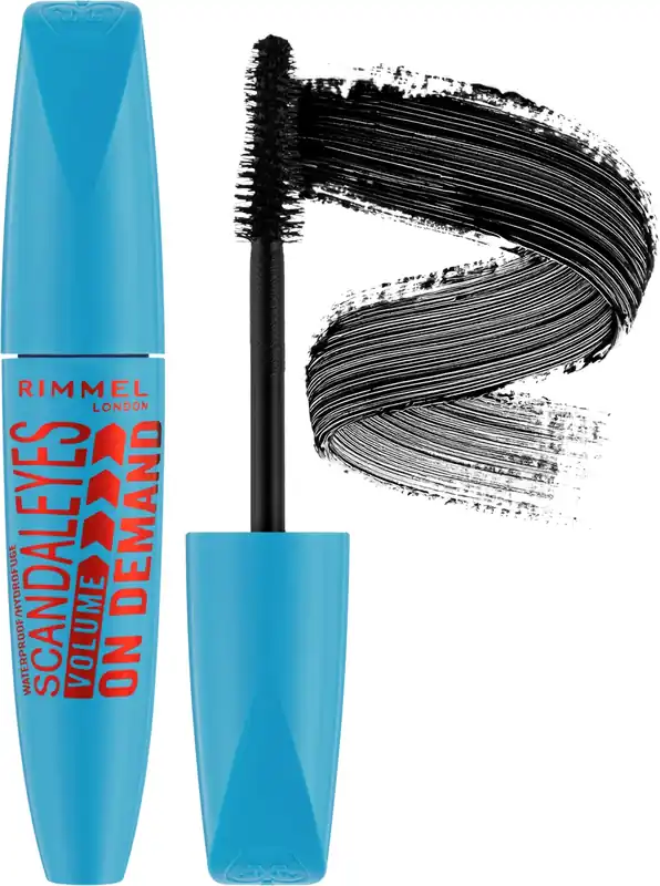 Rimmel Scandaleyes Volume On Demand Waterproof Mascara - Makeup