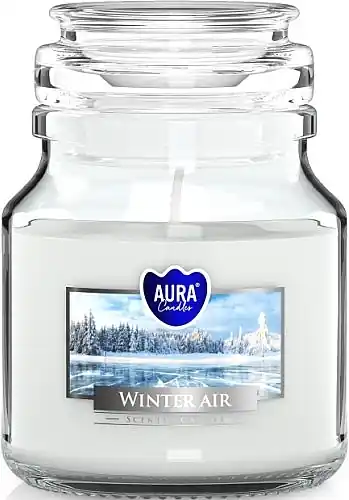 Winter Air Scented Candle in Jar - Bath and Body