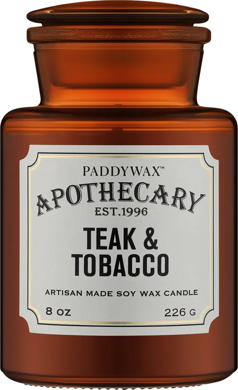 Paddywax Apothecary Teak & Tobacco - Bath and Body