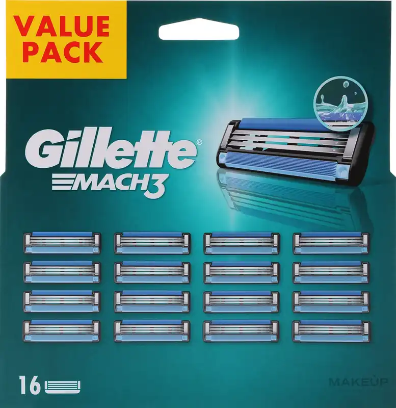 Replaceable Shaving Razors, 16 pcs - Men