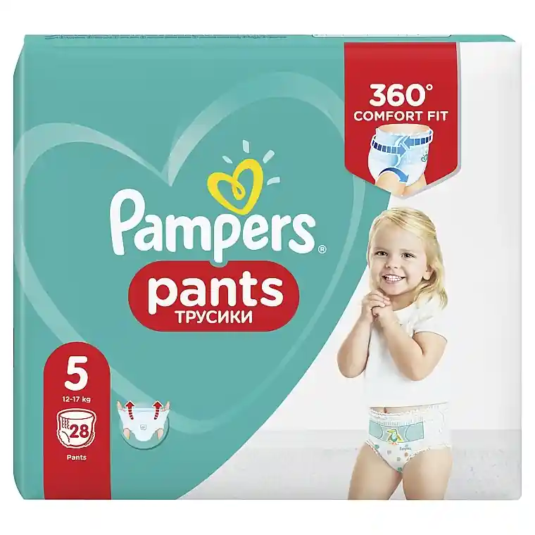 Pants Junior 5 Diapers (12-17 kg), 28 pcs.