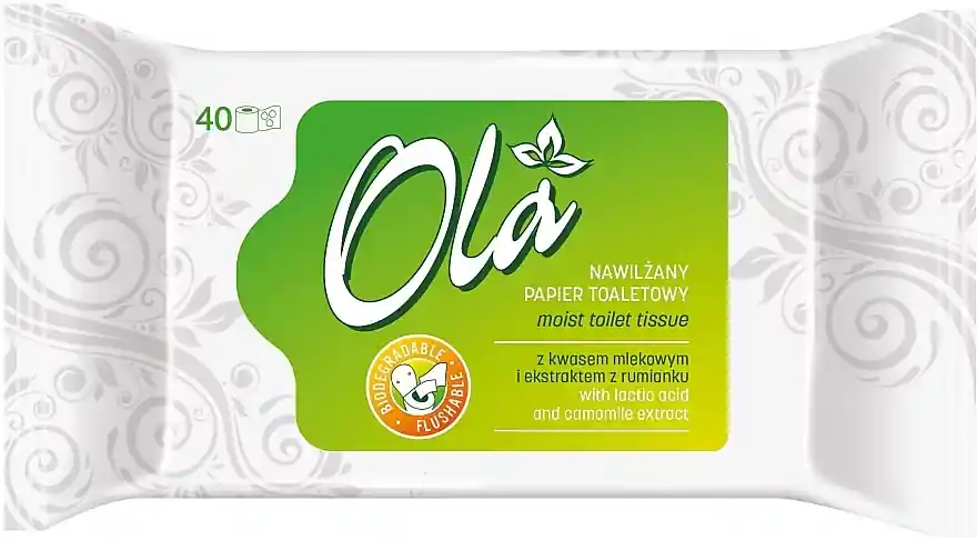 Moist Toilet Tissue, Chamomile - Ola