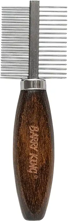 Double-Sided Pet Brush with Metal Fastening, 3.8 x 12.6 cm