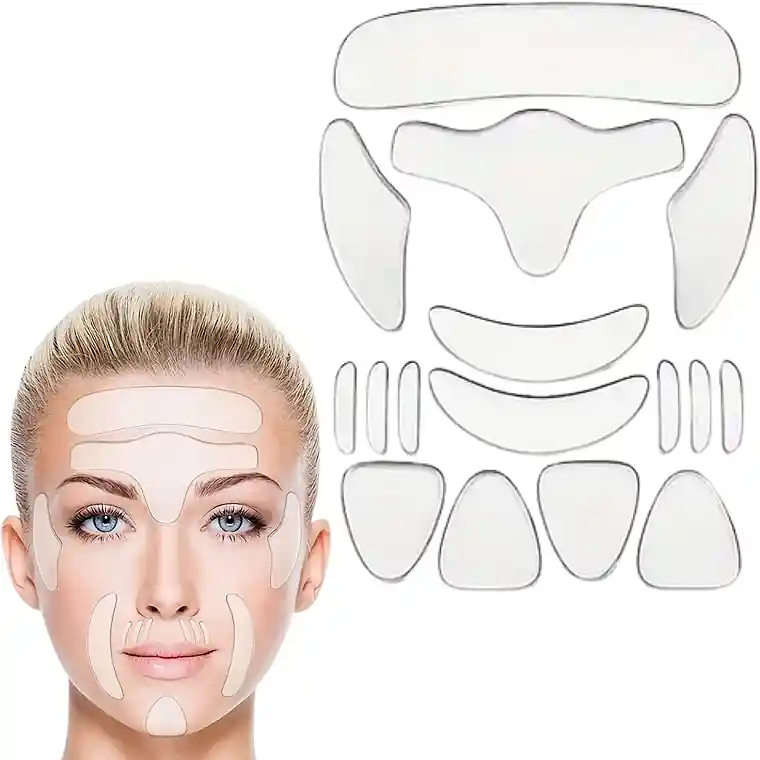 Anti-wrinkle gel face patches, 16 pcs.