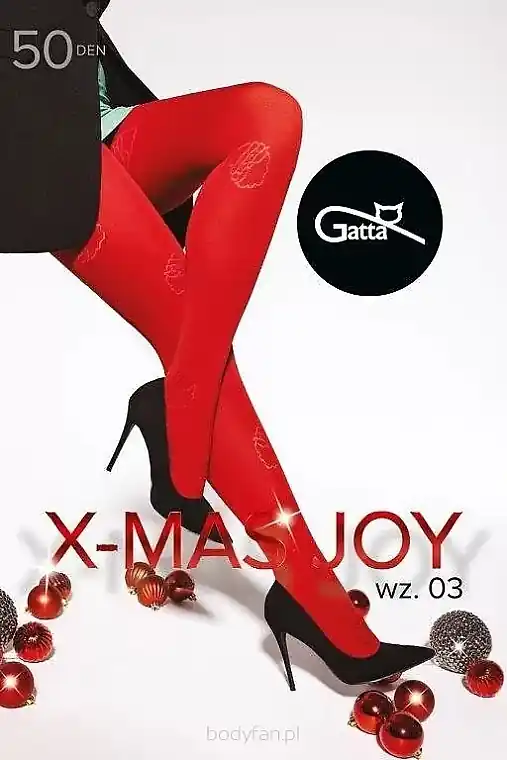 X-Mas Joy W.03 Tights, 50 Den, nero