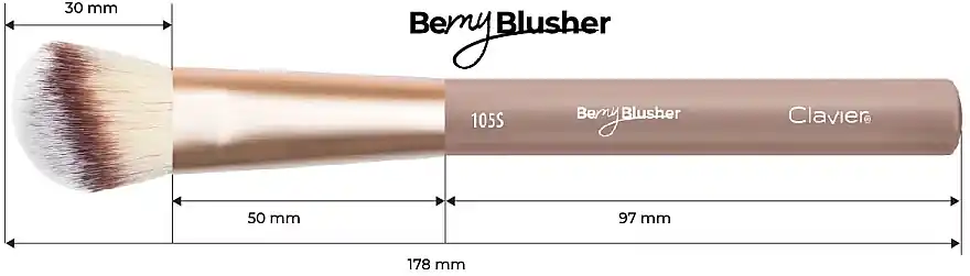 Synthetic Blush & Bronzer Brush, 105S - Accessories