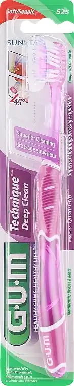 Soft Toothbrush, pink - Bath and Body