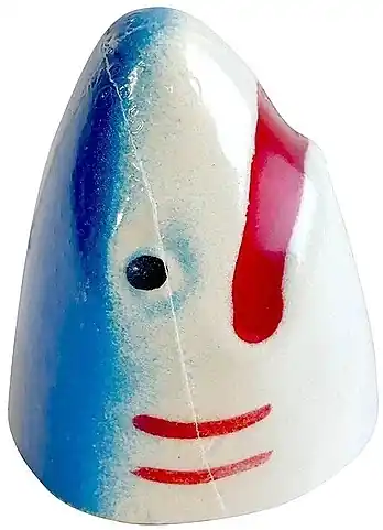 Shark Bath Bomb with Bubble Gum Scent, blue - Bath and Body