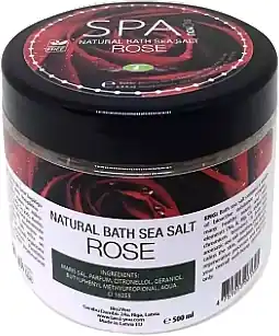 Rose Natural Bath Sea Salt - Bath and Body