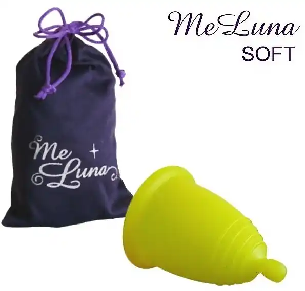 Menstrual Cup with Ball, size XL, golden - Accessories
