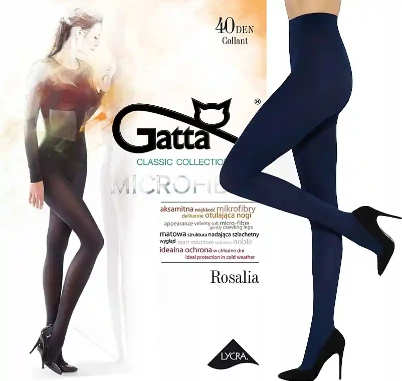 Rosalia Tights 40 Den, blue night - Clothes